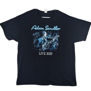 Adam Sandler Live 2023 Tour T Shirt Black Fruit‎ of the Loom XL Mens Concert